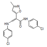 N-(4-Chlorophenyl)-3-[(4-chlorophenyl)amino]-2-(3-methyl-5-isoxazolyl)acrylamide