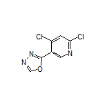 2-(4,6-Dichloro-3-pyridyl)-1,3,4-oxadiazole