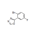 2-(2-Bromo-5-fluorophenyl)-1,3,4-oxadiazole