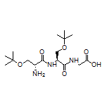 2-[(S)-2-[(R)-2-Amino-3-(tert-butoxy)propanamido]-3-(tert-butoxy)propanamido]acetic Acid