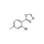 2-(2-Bromo-4-methylphenyl)-1,3,4-oxadiazole