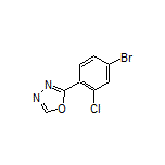 2-(4-Bromo-2-chlorophenyl)-1,3,4-oxadiazole