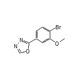 2-(4-Bromo-3-methoxyphenyl)-1,3,4-oxadiazole