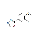 2-(3-Fluoro-4-methoxyphenyl)-1,3,4-oxadiazole