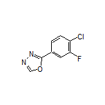 2-(4-Chloro-3-fluorophenyl)-1,3,4-oxadiazole