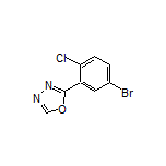 2-(5-Bromo-2-chlorophenyl)-1,3,4-oxadiazole