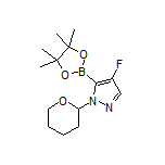 4-Fluoro-1-(tetrahydro-2H-pyran-2-yl)-1H-pyrazole-5-boronic Acid Pinacol Ester