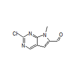 2-Chloro-7-methyl-7H-pyrrolo[2,3-d]pyrimidine-6-carbaldehyde