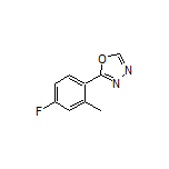 2-(4-Fluoro-2-methylphenyl)-1,3,4-oxadiazole