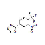 2-[3-Nitro-4-(trifluoromethyl)phenyl]-1,3,4-oxadiazole