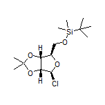 tert-Butyl[[(3aR,4R,6S,6aR)-6-chloro-2,2-dimethyltetrahydrofuro[3,4-d][1,3]dioxol-4-yl]methoxy]dimethylsilane