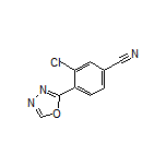 3-Chloro-4-(1,3,4-oxadiazol-2-yl)benzonitrile