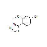 2-(4-Bromo-2-methoxyphenyl)-1,3,4-oxadiazole