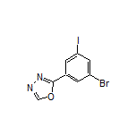 2-(3-Bromo-5-iodophenyl)-1,3,4-oxadiazole