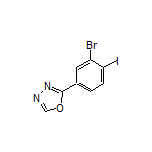 2-(3-Bromo-4-iodophenyl)-1,3,4-oxadiazole