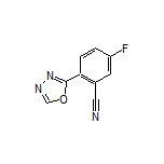 5-Fluoro-2-(1,3,4-oxadiazol-2-yl)benzonitrile