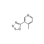 2-(4-Methyl-3-pyridyl)-1,3,4-oxadiazole