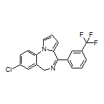 8-Chloro-4-[3-(trifluoromethyl)phenyl]-6H-benzo[f]pyrrolo[1,2-a][1,4]diazepine