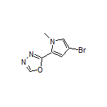 2-(4-Bromo-1-methyl-1H-pyrrol-2-yl)-1,3,4-oxadiazole