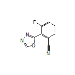 3-Fluoro-2-(1,3,4-oxadiazol-2-yl)benzonitrile