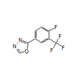 2-[4-Fluoro-3-(trifluoromethyl)phenyl]-1,3,4-oxadiazole