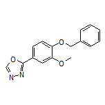 2-[4-(Benzyloxy)-3-methoxyphenyl]-1,3,4-oxadiazole