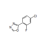 2-(4-Chloro-2-fluorophenyl)-1,3,4-oxadiazole