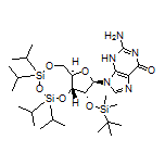 2-Amino-9-[(6aR,8R,9R,9aR)-9-[(tert-butyldimethylsilyl)oxy]-2,2,4,4-tetraisopropyltetrahydro-6H-furo[3,2-f][1,3,5,2,4]trioxadisilocin-8-yl]-3H-purin-6(9H)-one