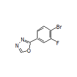 2-(4-Bromo-3-fluorophenyl)-1,3,4-oxadiazole