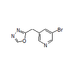 2-[(5-Bromo-3-pyridyl)methyl]-1,3,4-oxadiazole