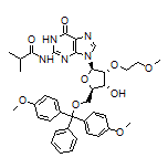 N-[9-[(2R,3R,4R,5R)-5-[[Bis(4-methoxyphenyl)(phenyl)methoxy]methyl]-4-hydroxy-3-(2-methoxyethoxy)tetrahydrofuran-2-yl]-6-oxo-6,9-dihydro-1H-purin-2-yl]isobutyramide