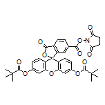 6-[[(2,5-Dioxo-1-pyrrolidinyl)oxy]carbonyl]-3-oxo-3H-spiro[isobenzofuran-1,9’-xanthene]-3’,6’-diyl Bis(2,2-dimethylpropanoate)