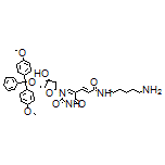 (E)-N-(6-Aminohexyl)-3-[1-[(2R,4S,5R)-5-[[bis(4-methoxyphenyl)(phenyl)methoxy]methyl]-4-hydroxy-2-tetrahydrofuryl]-2,4-dioxo-1,2,3,4-tetrahydro-5-pyrimidinyl]acrylamide