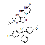 1-[(2R,3R,4S,5R)-5-[[Bis(4-methoxyphenyl)(phenyl)methoxy]methyl]-4-[(tert-butyldimethylsilyl)oxy]-3-hydroxy-2-tetrahydrofuryl]pyrimidine-2,4(1H,3H)-dione