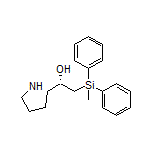 (S)-2-(Methyldiphenylsilyl)-1-[(S)-2-pyrrolidinyl]ethanol