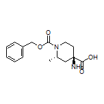 (2S,4R)-4-Amino-1-[(benzyloxy)carbonyl]-2-methylpiperidine-4-carboxylic Acid