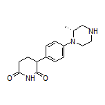 3-[4-[(R)-2-methylpiperazin-1-yl]phenyl]piperidine-2,6-dione