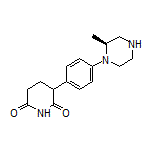 3-[4-[(S)-2-Methylpiperazin-1-yl]phenyl]piperidine-2,6-dione