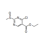 Ethyl 4-Chloro-2-(methylsulfinyl)pyrimidine-5-carboxylate