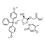 2-[[(2R,3R,4R,5R)-5-[[Bis(4-methoxyphenyl)(phenyl)methoxy]methyl]-4-hydroxy-2-[5-methyl-2,4-dioxo-3,4-dihydropyrimidin-1(2H)-yl]tetrahydrofuran-3-yl]oxy]-N-methylacetamide