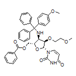 [(2S,3R,4R,5R)-5-[2,4-Dioxo-3,4-dihydropyrimidin-1(2H)-yl]-4-(2-methoxyethoxy)-3-[[(4-methoxyphenyl)diphenylmethyl]amino]tetrahydrofuran-2-yl]methyl Benzoate