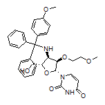 1-[(2R,3R,4R,5S)-5-(Hydroxymethyl)-3-(2-methoxyethoxy)-4-[[(4-methoxyphenyl)diphenylmethyl]amino]tetrahydrofuran-2-yl]pyrimidine-2,4(1H,3H)-dione