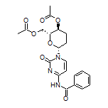 [(2R,3S,6R)-3-Acetoxy-6-[4-benzamido-2-oxopyrimidin-1(2H)-yl]tetrahydro-2H-pyran-2-yl]methyl Acetate