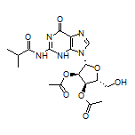 2-(Hydroxymethyl)-5-[2-isobutyramido-6-oxo-3H-purin-9(6H)-yl]tetrahydrofuran-3,4-diyl (2R,3R,4R,5R)-Diacetate