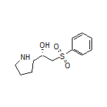 (S)-2-(Phenylsulfonyl)-1-[(S)-2-pyrrolidinyl]ethanol
