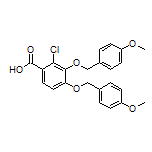 2-Chloro-3,4-bis[(4-methoxybenzyl)oxy]benzoic Acid