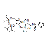 N-[9-[(6aR,8R,9R,9aR)-2,2,4,4-Tetraisopropyl-9-[(methylthio)methoxy]tetrahydro-6H-furo[3,2-f][1,3,5,2,4]trioxadisilocin-8-yl]-9H-purin-6-yl]benzamide