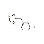 2-(3-Fluorobenzyl)-1,3,4-oxadiazole