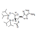 S-[(6aR,8R,9R,9aR)-8-(6-Amino-9H-purin-9-yl)-2,2,4,4-tetraisopropyltetrahydro-6H-furo[3,2-f][1,3,5,2,4]trioxadisilocin-9-yl] Ethanethioate