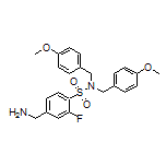 4-(Aminomethyl)-2-fluoro-N,N-bis(4-methoxybenzyl)benzenesulfonamide